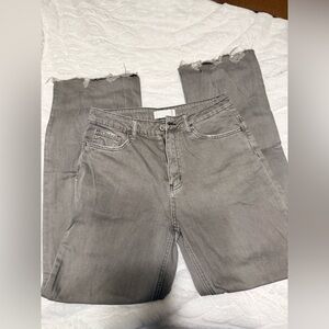 Chic Gray Flare & Wide Leg Jeans